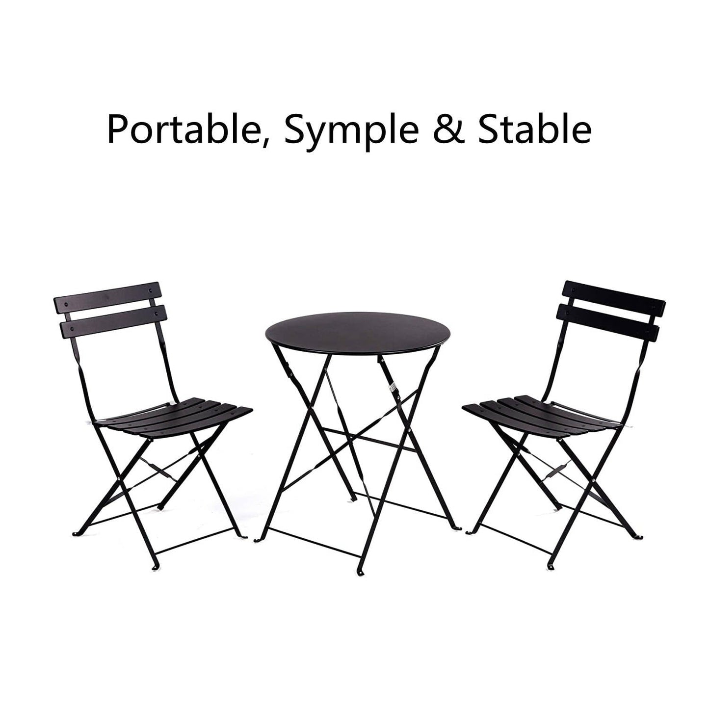 Round 2 Person - 23.6 Long Bistro Set