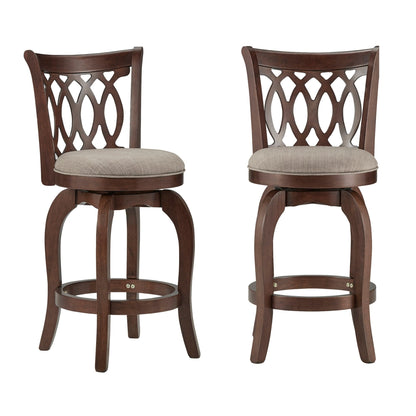 Rovinj Scroll Back Swivel Counter Stool