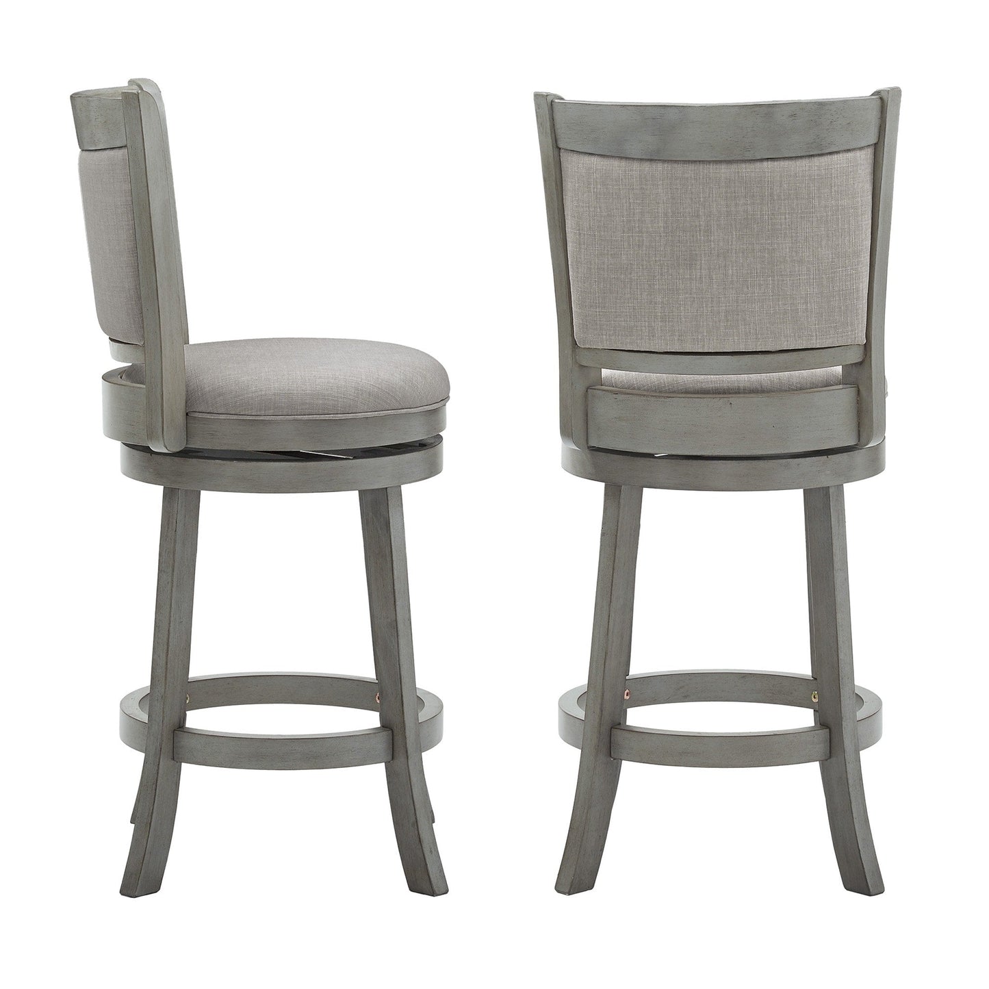 Rovinj Upholstered Back Swivel Stool