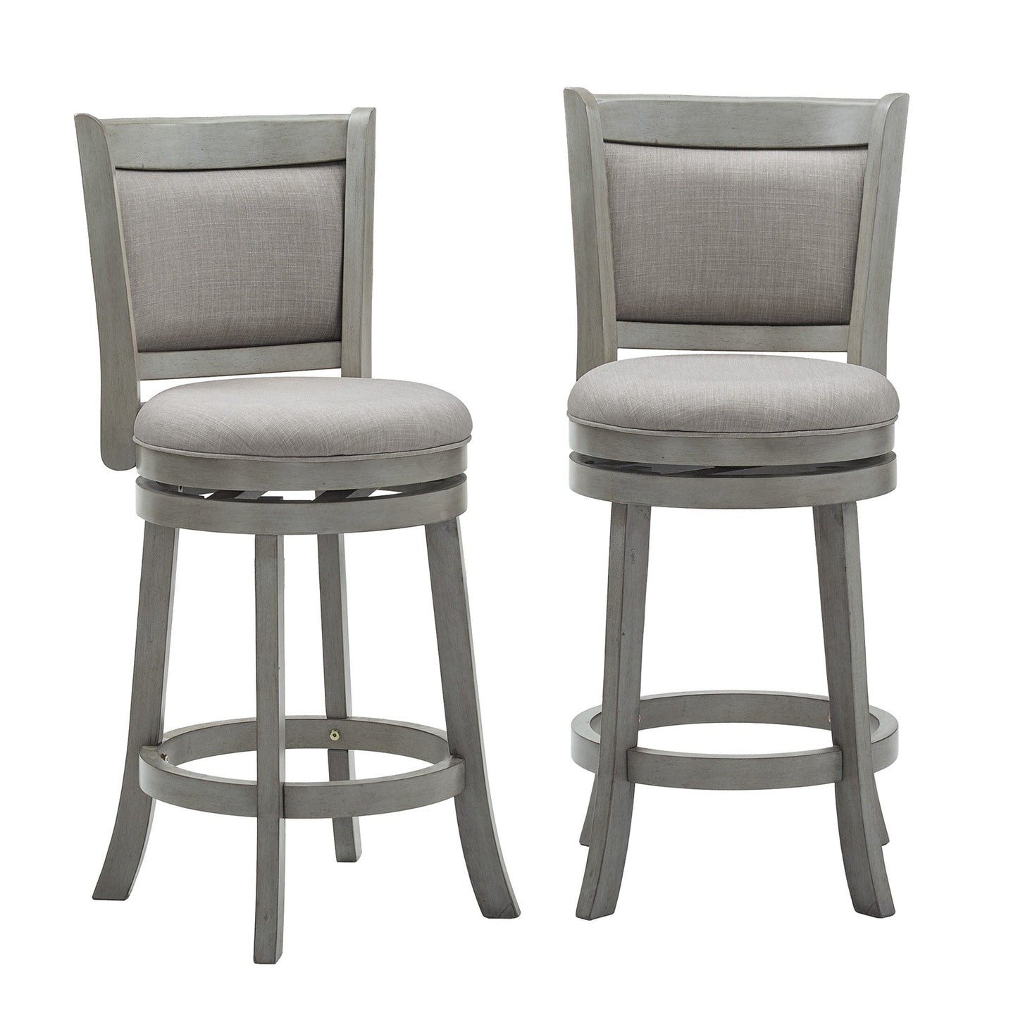 Rovinj Upholstered Back Swivel Stool