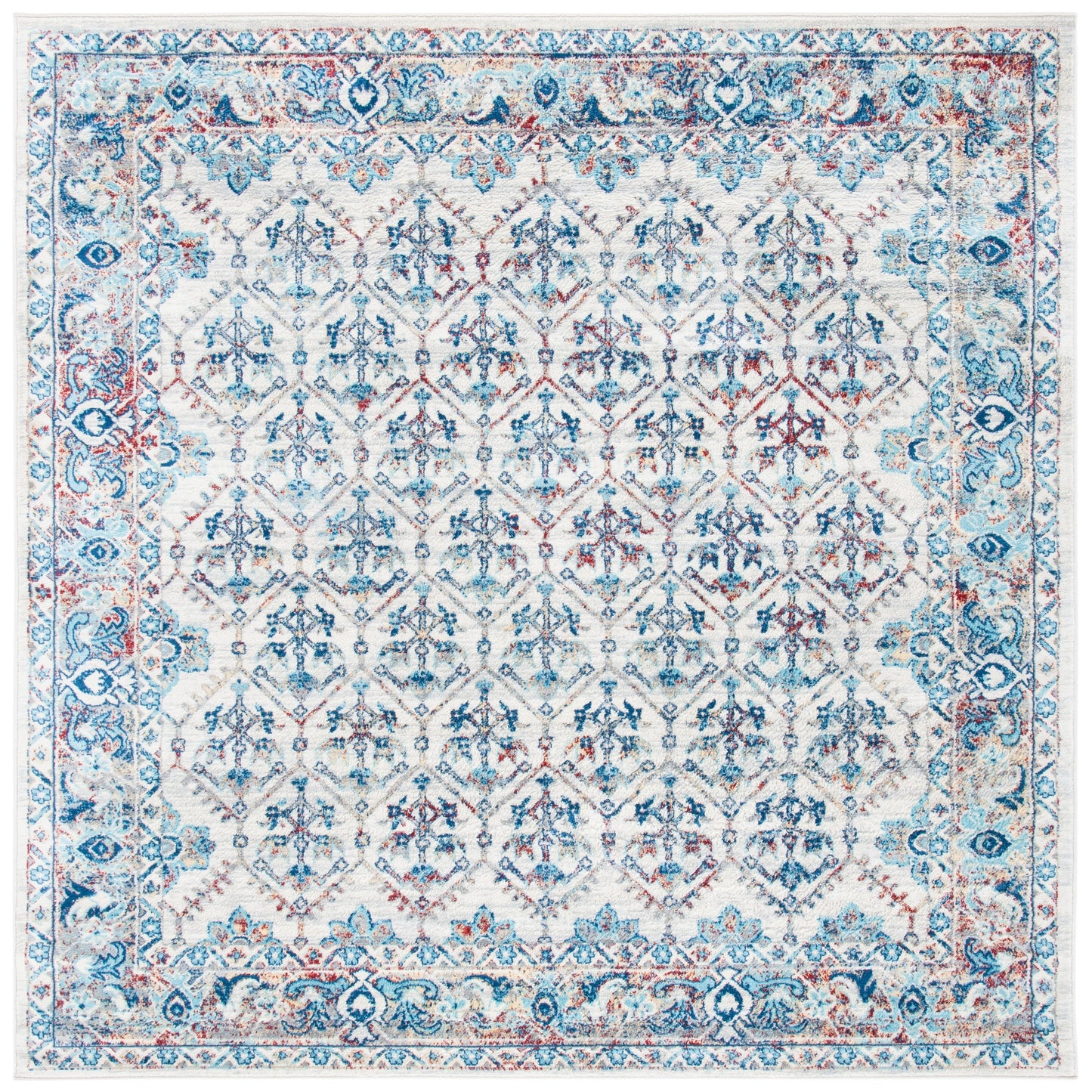SAFAVIEH Brentwood Paunica Oriental Damask Trellis Rug