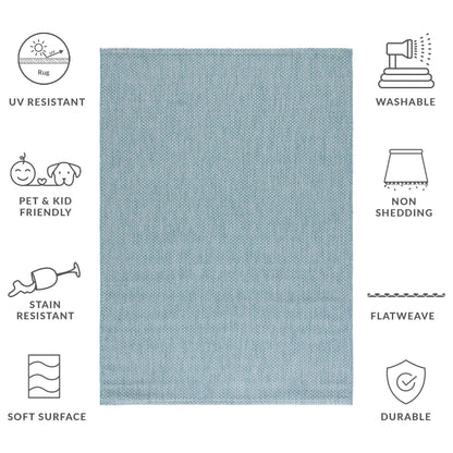 SAFAVIEH Courtyard Begajeta Indoor/Outdoor Waterproof Patio Backyard Rug.