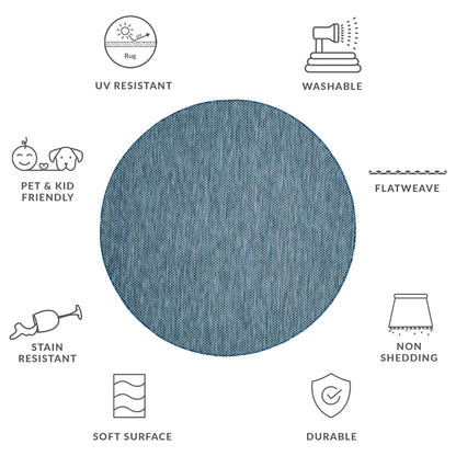 SAFAVIEH Courtyard Begajeta Indoor/Outdoor Waterproof Patio Backyard Rug.