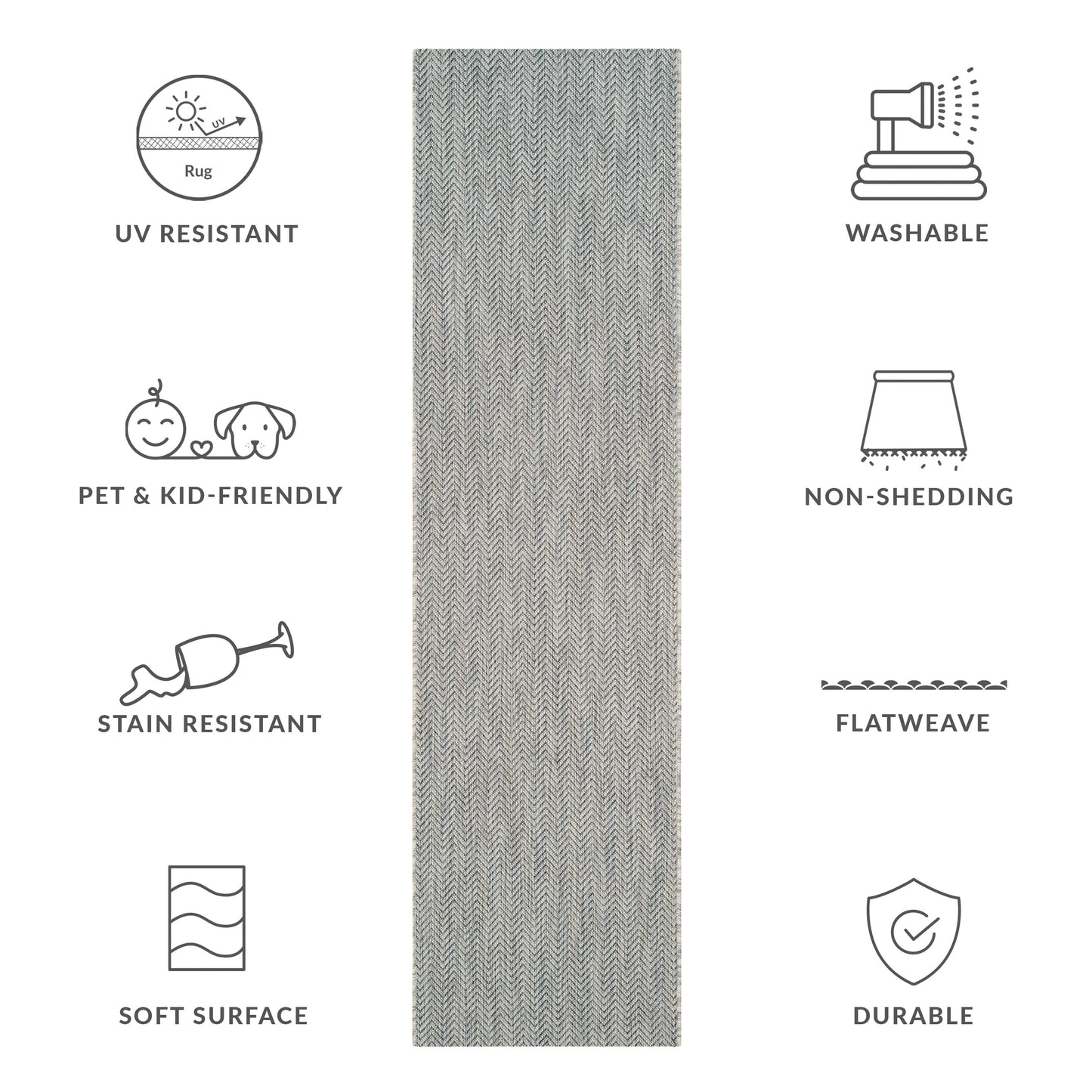 SAFAVIEH Courtyard Ilmur Indoor/ Outdoor Waterproof Patio Backyard Rug