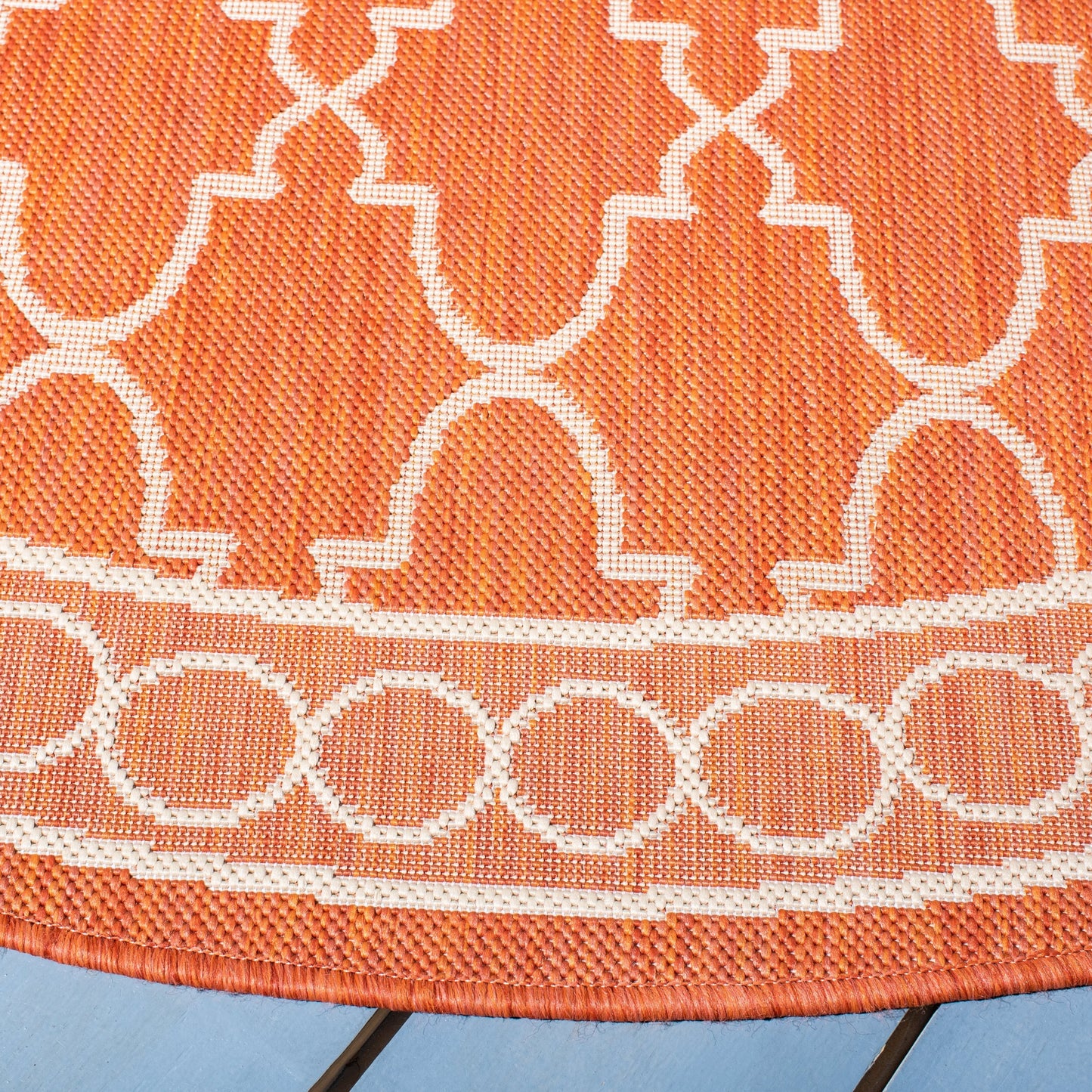 SAFAVIEH Courtyard Janell Trellis Indoor/ Outdoor Waterproof Patio Backyard Rug