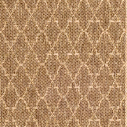 SAFAVIEH Courtyard Janell Trellis Indoor/ Outdoor Waterproof Patio Backyard Rug