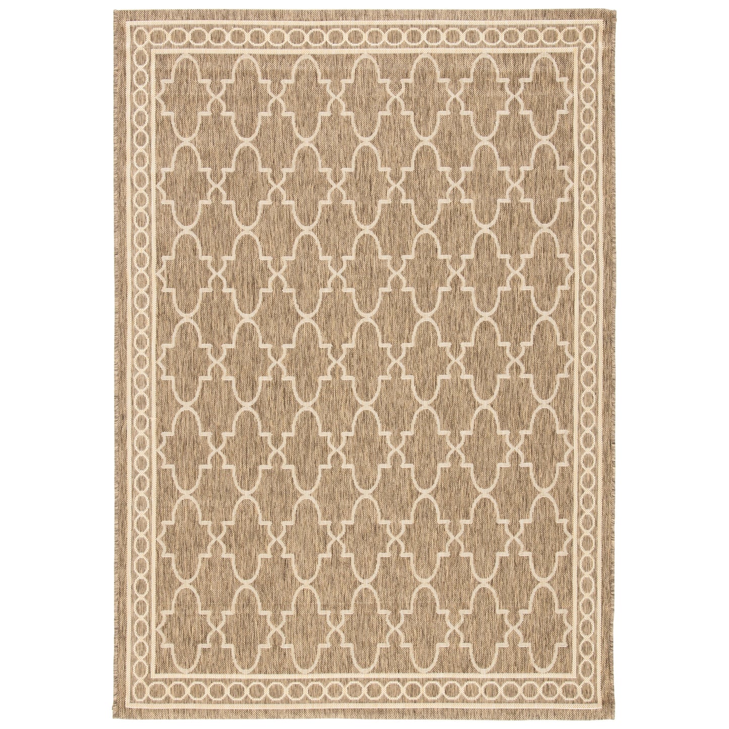 SAFAVIEH Courtyard Janell Trellis Indoor/ Outdoor Waterproof Patio Backyard Rug