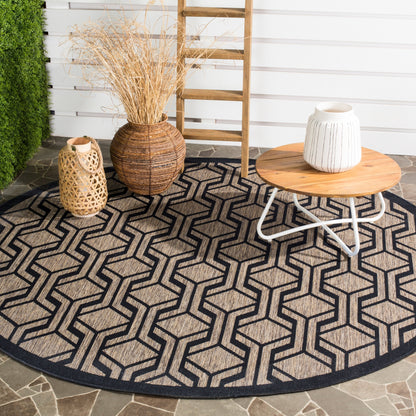 SAFAVIEH Courtyard Jeanine Indoor/ Outdoor Waterproof Patio Backyard Rug