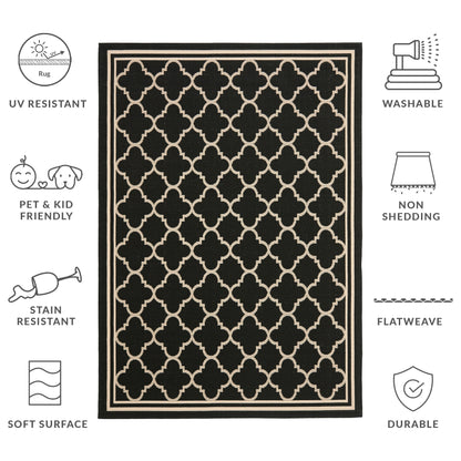 SAFAVIEH Courtyard Kristelle Indoor/ Outdoor Waterproof Patio Backyard Rug
