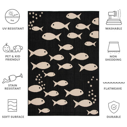 SAFAVIEH Courtyard Ragne Indoor/ Outdoor Waterproof Patio Backyard Rug