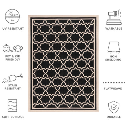 SAFAVIEH Courtyard Thomasina Indoor/ Outdoor Waterproof Patio Backyard Rug