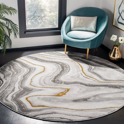SAFAVIEH Craft Elvyra Modern Abstract Marble Pattern Rug