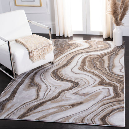 SAFAVIEH Craft Elvyra Modern Abstract Marble Pattern Rug