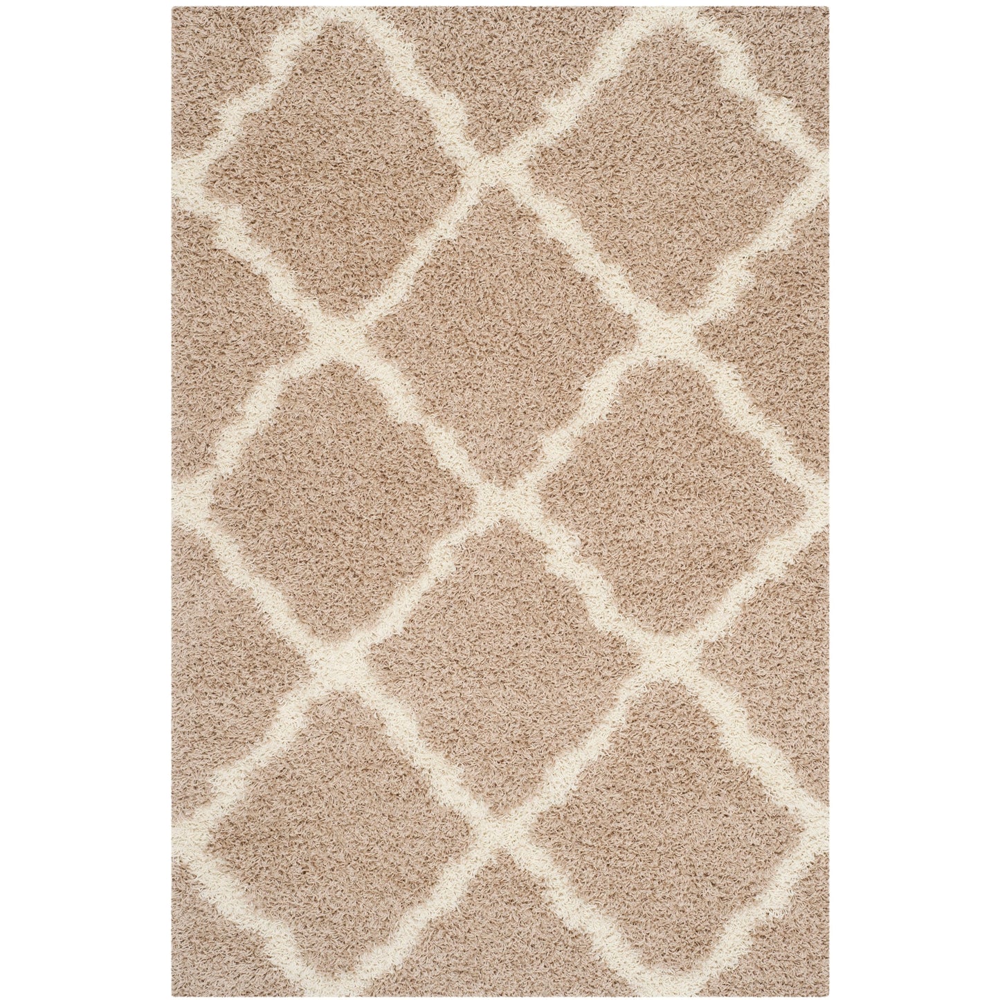 SAFAVIEH Dallas Shag Darina Trellis 1.5-inch Thick Rug