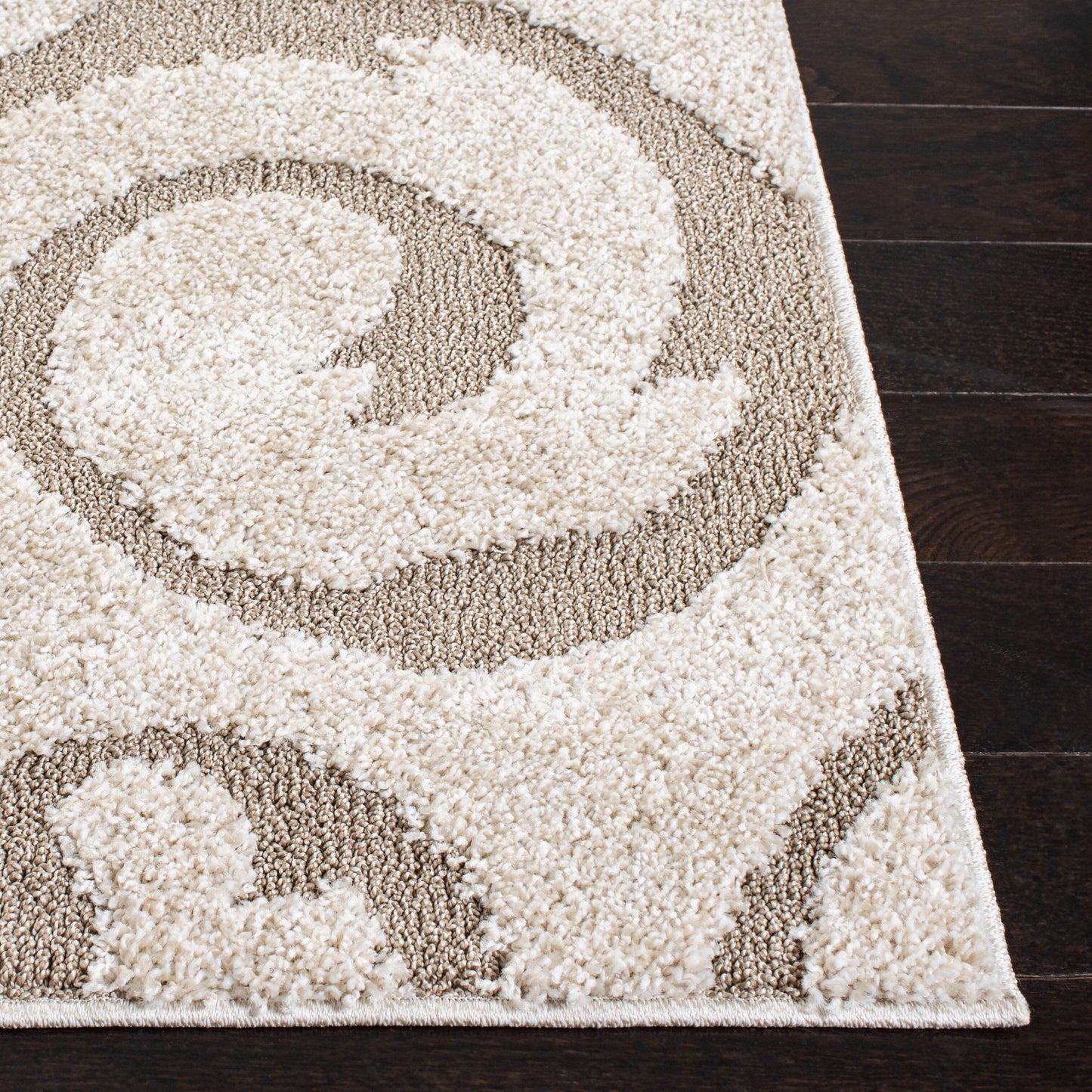 SAFAVIEH Florida Ryung Shag Scroll 1.2-inch Thick Textured Rug