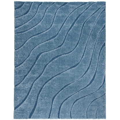 SAFAVIEH Florida Shag Borbala Soft Serene Waves 1.2-inch Thick