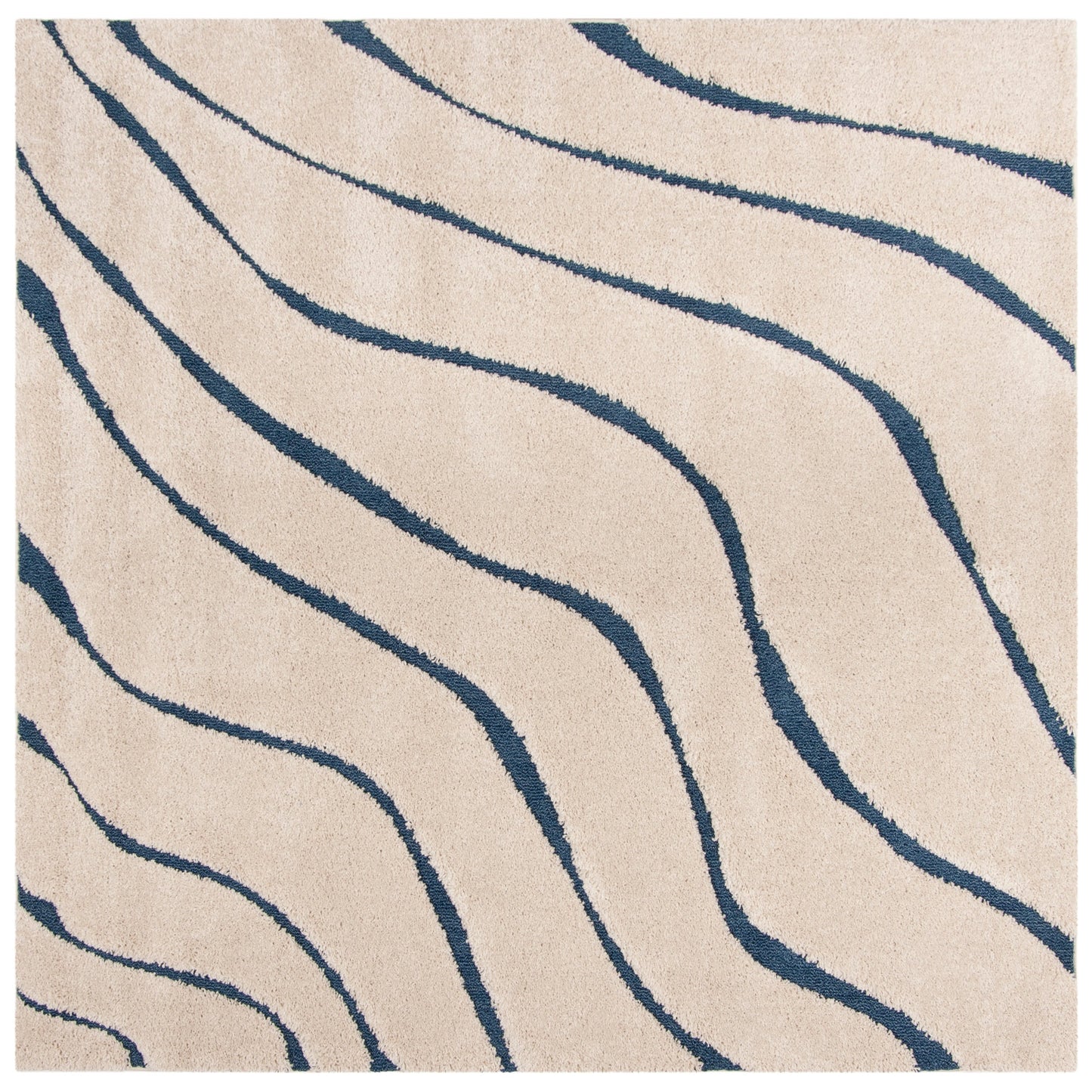 SAFAVIEH Florida Shag Borbala Soft Serene Waves 1.2-inch Thick