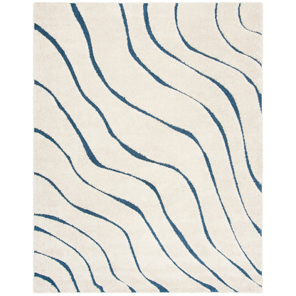 SAFAVIEH Florida Shag Borbala Soft Serene Waves 1.2-inch Thick