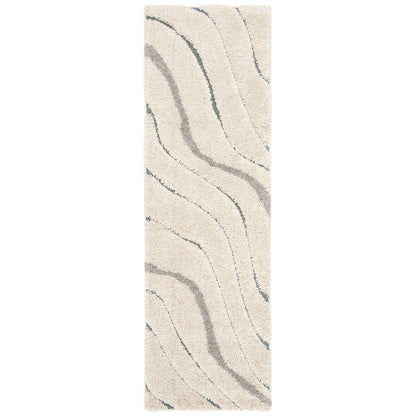 SAFAVIEH Florida Shag Borbala Soft Serene Waves 1.2-inch Thick
