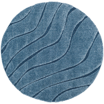 SAFAVIEH Florida Shag Borbala Soft Serene Waves 1.2-inch Thick