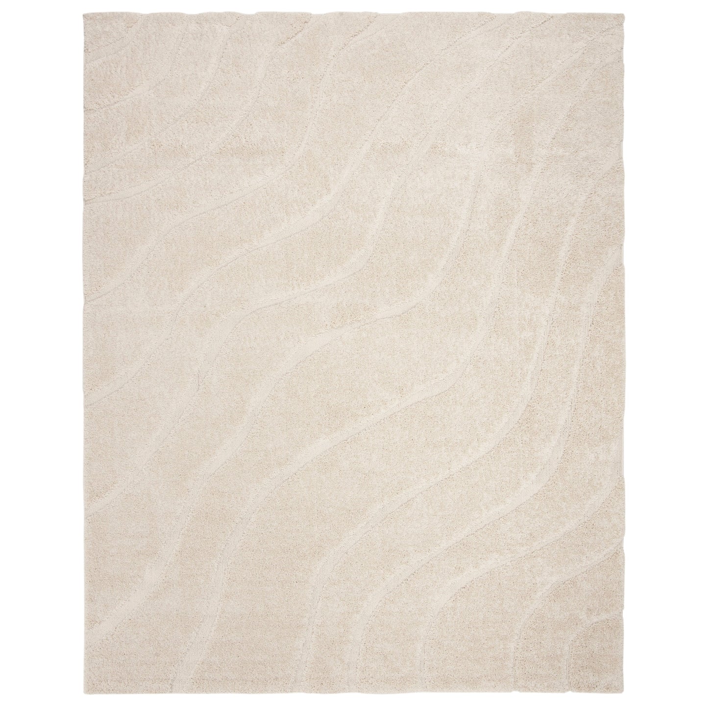 SAFAVIEH Florida Shag Borbala Soft Serene Waves 1.2-inch Thick