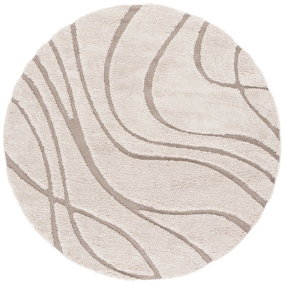 SAFAVIEH Florida Shag Staka Abstract Waves 1.2-inch Area Rug