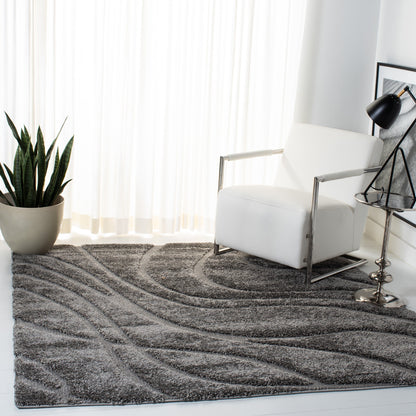 SAFAVIEH Florida Shag Staka Abstract Waves 1.2-inch Area Rug