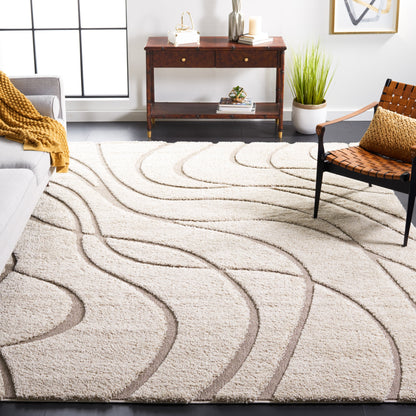 SAFAVIEH Florida Shag Staka Abstract Waves 1.2-inch Area Rug