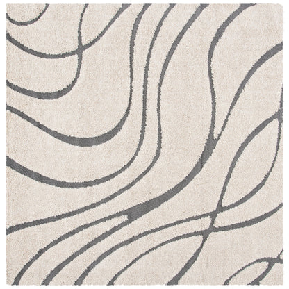 SAFAVIEH Florida Shag Staka Abstract Waves 1.2-inch Area Rug