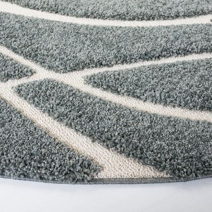 SAFAVIEH Florida Shag Staka Abstract Waves 1.2-inch Area Rug