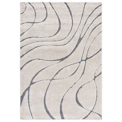 SAFAVIEH Florida Shag Staka Abstract Waves 1.2-inch Area Rug