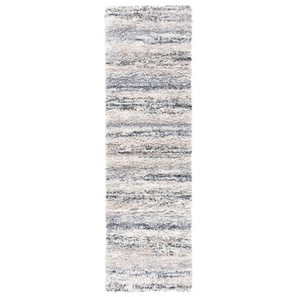 SAFAVIEH Fontana Shag Mevlide Modern Stripe 2-inch Thick Rug