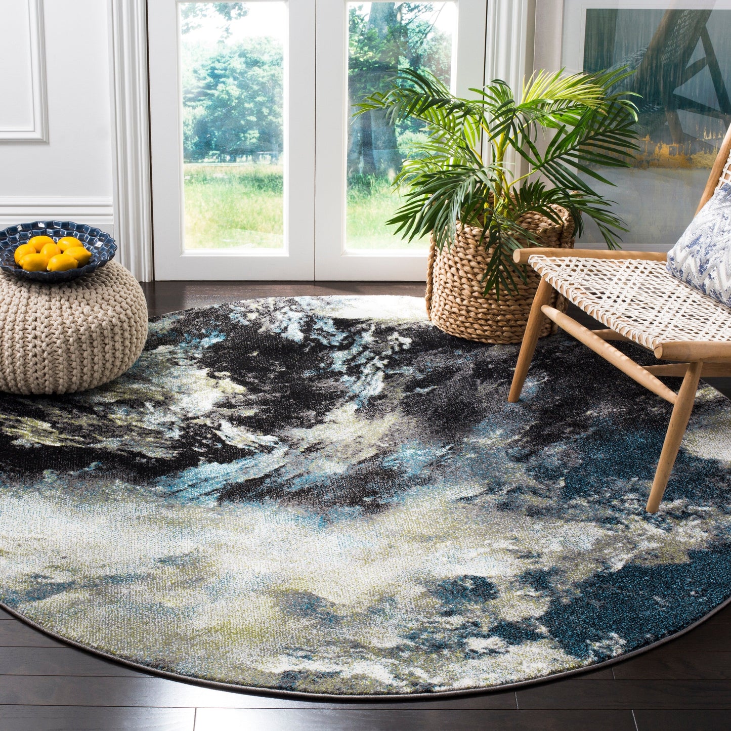 SAFAVIEH Glacier Beno卯te Modern Abstract Rug
