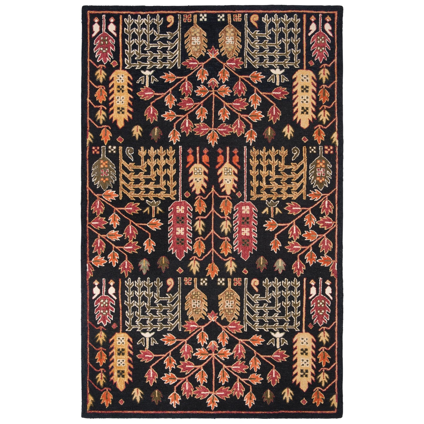 SAFAVIEH Handmade Abstract Harmanna Modern Wool Rug
