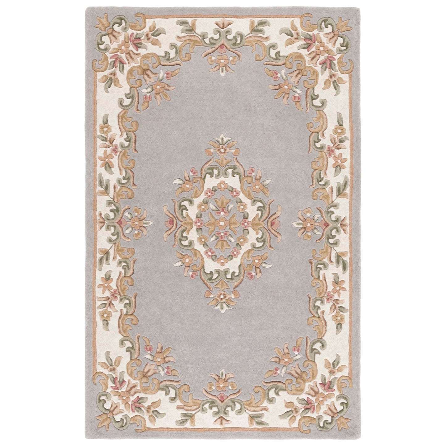 SAFAVIEH Handmade Aubusson Hale Traditional Wool Rug.