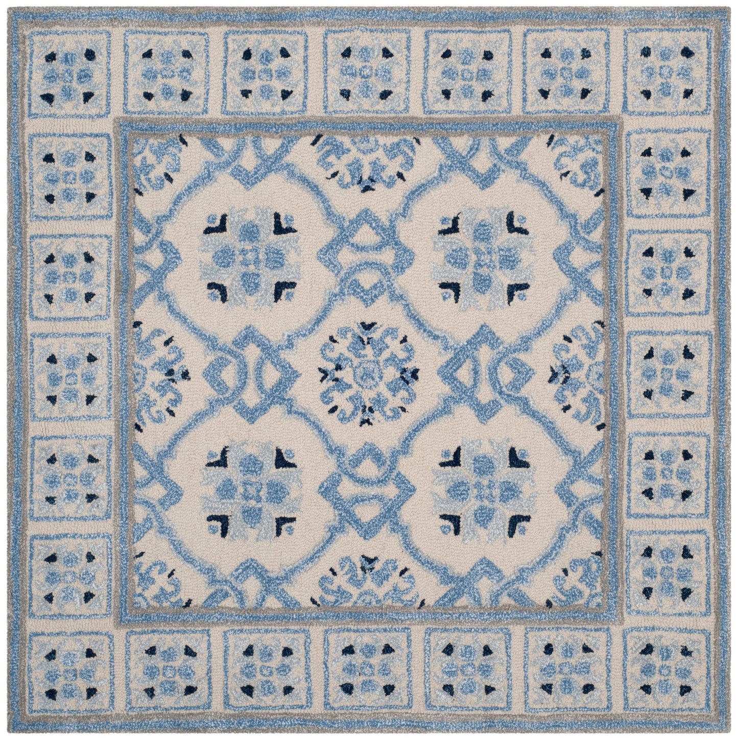 SAFAVIEH Handmade Bella Rodica Modern Floral Wool Rug