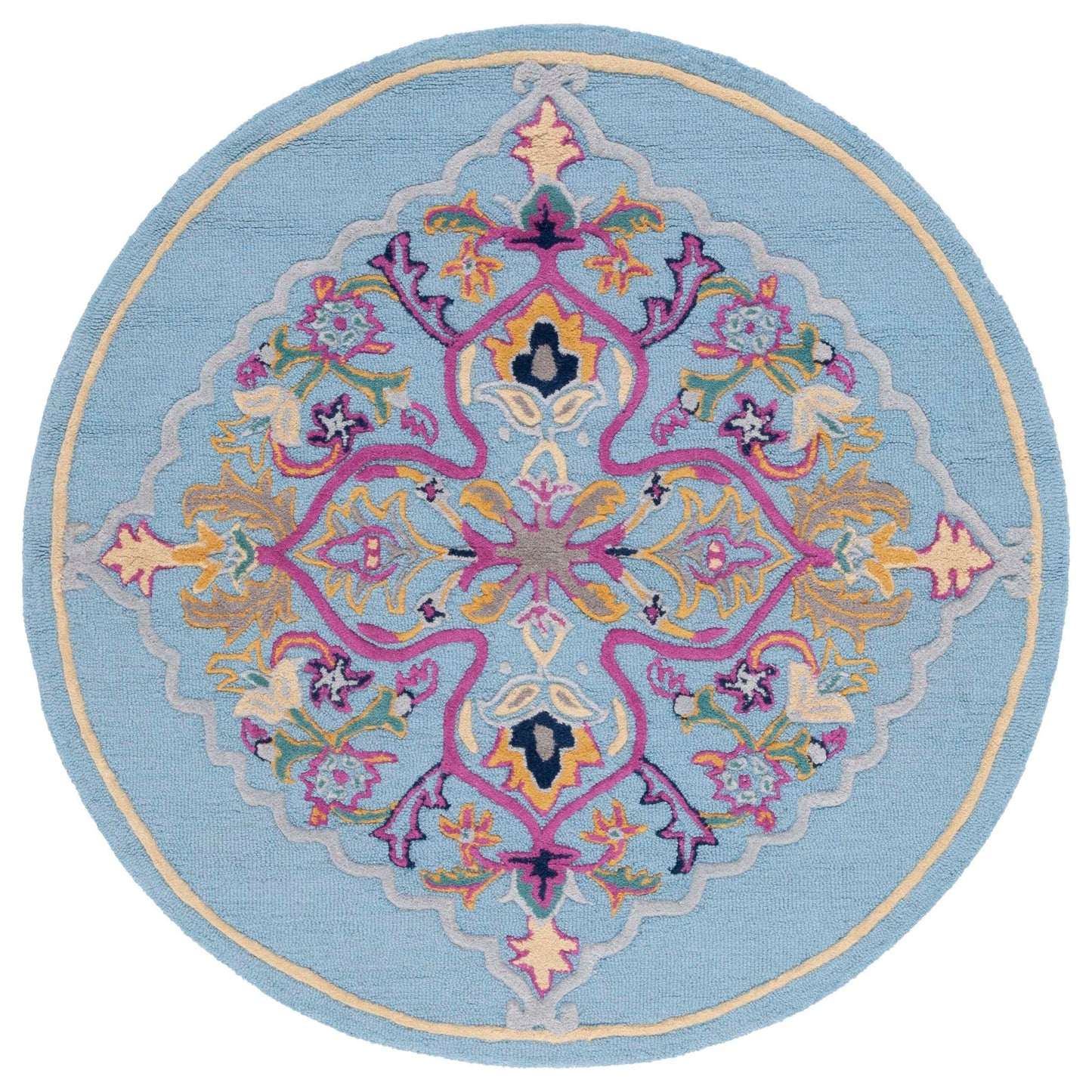 SAFAVIEH Handmade Bellagio Cailin Medallion Wool Rug