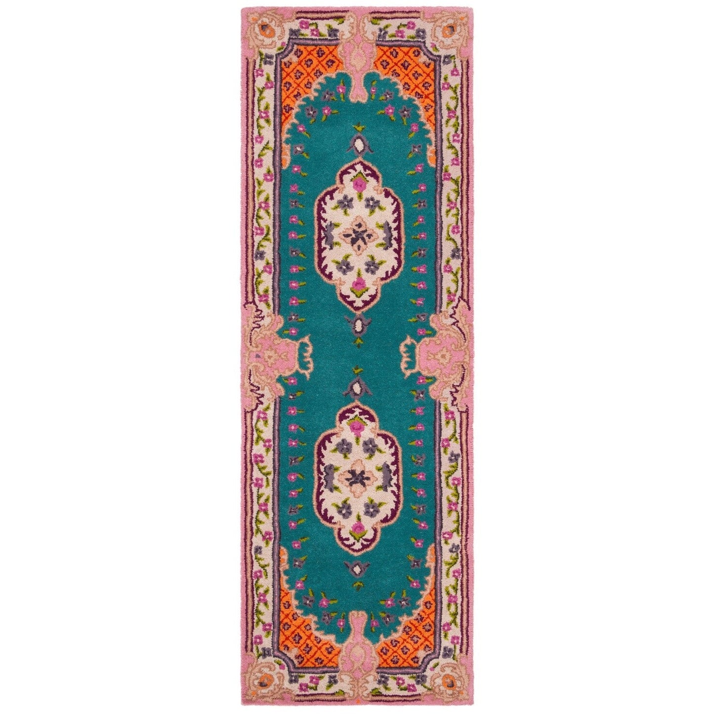 SAFAVIEH Handmade Bellagio Tatevik Oriental Medallion Wool Rug