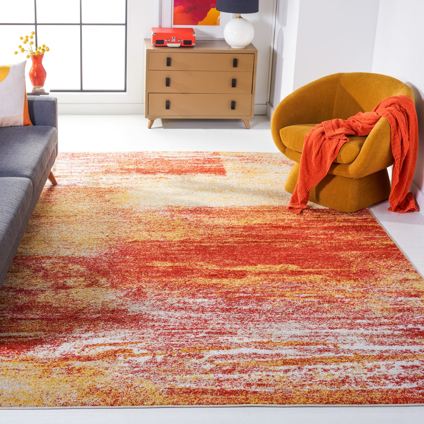 SAFAVIEH, Adirondack Allegonda Modern Abstract Rug