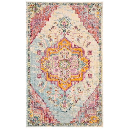 SAFAVIEH, Crystal Naimat Vintage Boho Medallion Rug