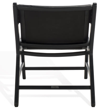 Alanarose Leather Accent Chair | Safavieh Couture – SFV1903