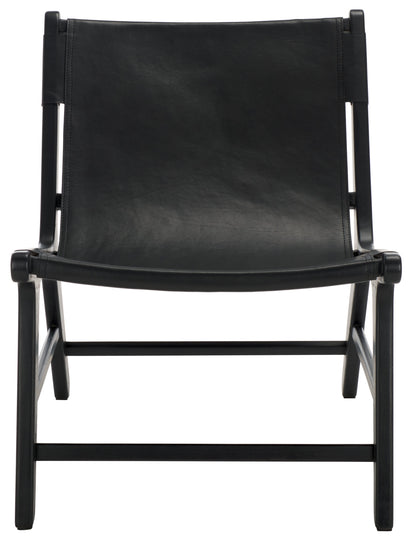 Alanarose Leather Accent Chair | Safavieh Couture – SFV1903