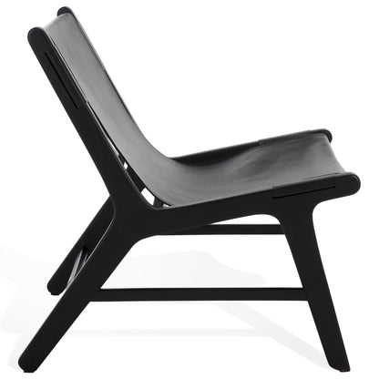 Alanarose Leather Accent Chair | Safavieh Couture – SFV1903