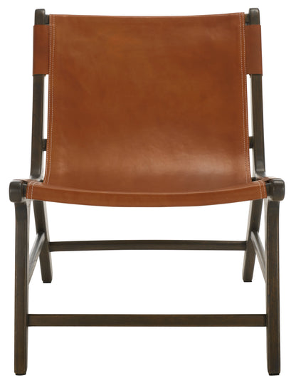 Alanarose Leather Accent Chair | Safavieh Couture – SFV1903