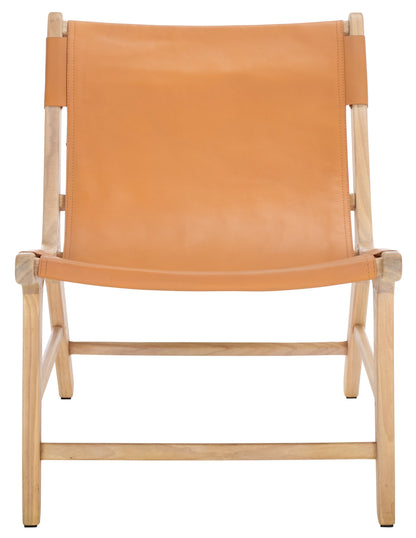 Alanarose Leather Accent Chair | Safavieh Couture – SFV1903
