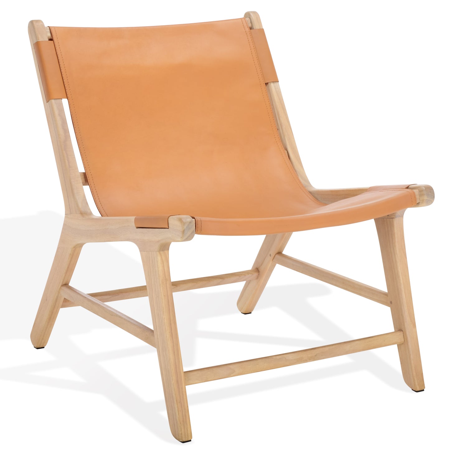 Alanarose Leather Accent Chair | Safavieh Couture – SFV1903
