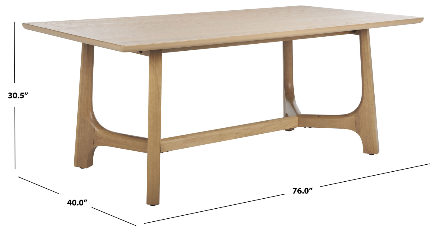 Adelee Wood Rectangle Dining Table | Safavieh Couture – SFV2136