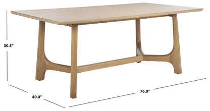 Adelee Wood Rectangle Dining Table | Safavieh Couture – SFV2136