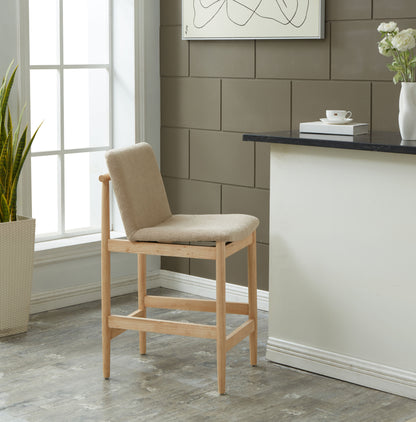 Abriella Boucle Counter Stool | Safavieh Couture – SFV4842