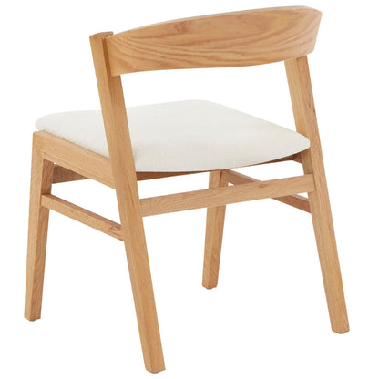 Abigayle Wood And Boucle Dining Chair | Safavieh Couture – SFV5094